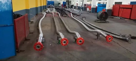 3 "900LB فلنج 3 1/2" ID فشار بالا لوله Coflexip 5000 Psi لوله ضد آتش برای میدان نفت API 16C