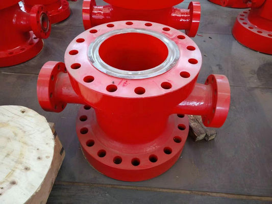 3000 Psi پوشش قرمز قرقره گل متقاطع برای حفاری فشار بالا