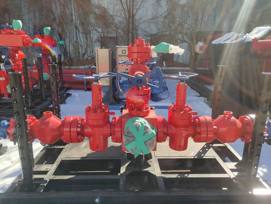 کنترل از راه دور چاه تست Choke Manifold Drilling API SpEC 16C