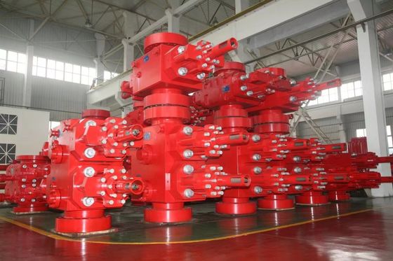 13 5/8 &quot; - 15000psi Shaffer نوع سیستم پیشگیری از انفجار با سیلندر تقویت کننده دوبرابر رام