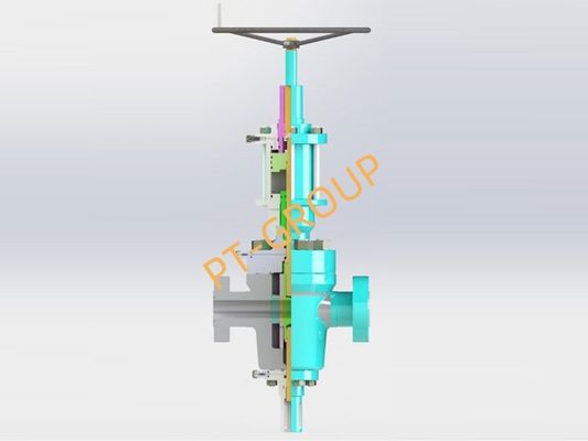 API 6A دریچه هیدرولیک دریچه سری FLS برای H2S خدمات تر مناسب برای خفه کننده و درخت کریسمس